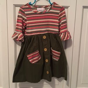 Bonnie Jean fall dress. Size 2T.